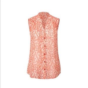 CAbi Spring 2021 NWT Poppy Top Medium